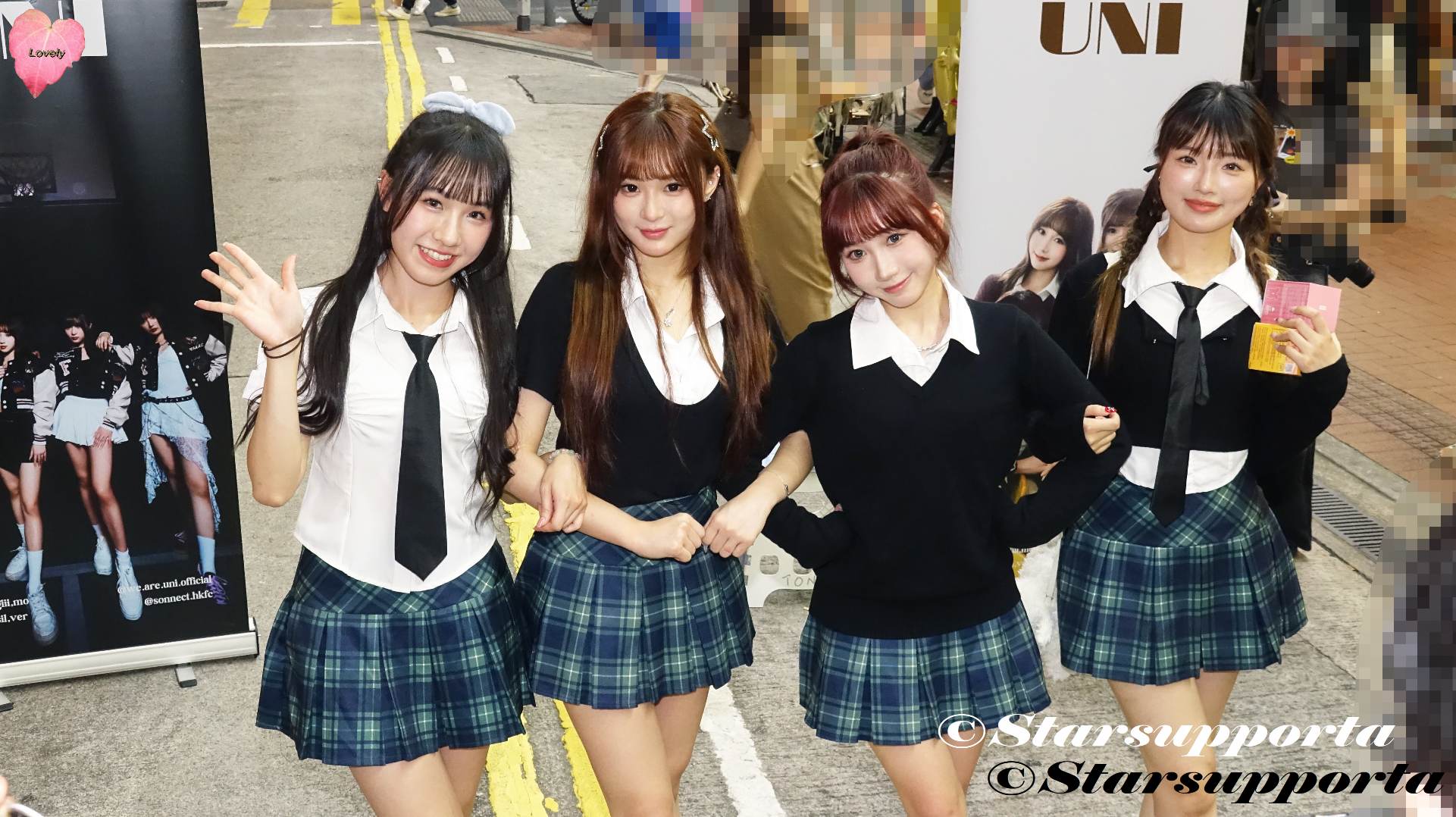 20250823 UNi @ UNi Flashmob快閃舞台 @ 香港銅鑼灣CASETiFY 對出空地